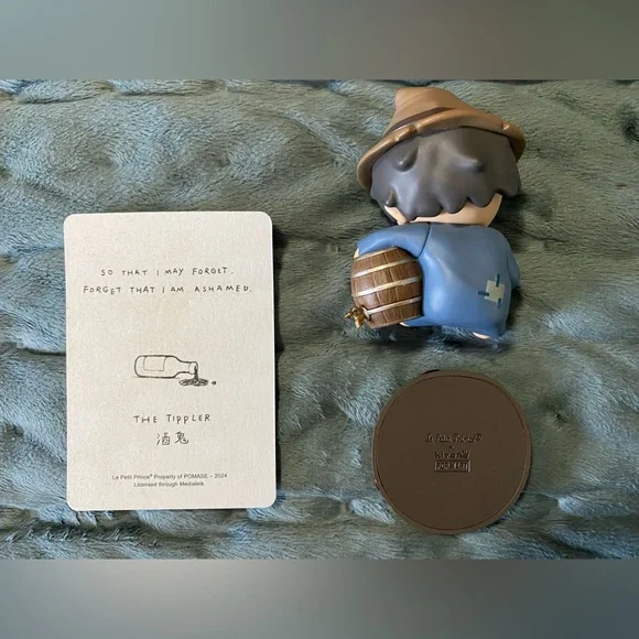 Pop Mart Hirono The Tippler figure with card (no box) - Picture 2 of 2